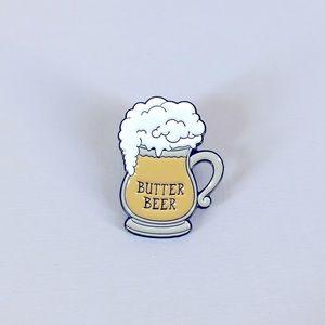 🍏50% OFF/3+...Butter Beer Mug Pin (Harry Potter)